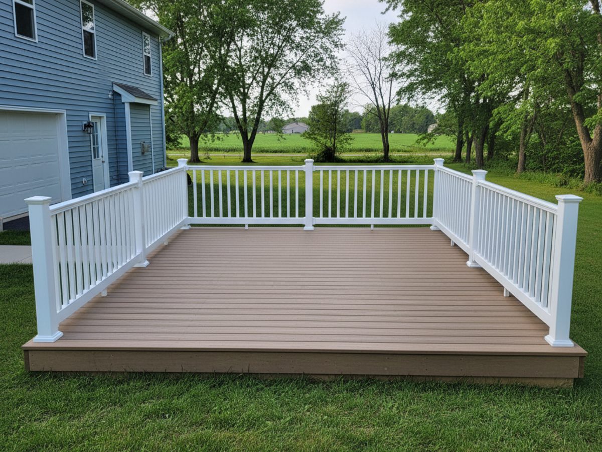 Deck Staining & Sealing completed by Sunrise Deck Co in Racine, WI