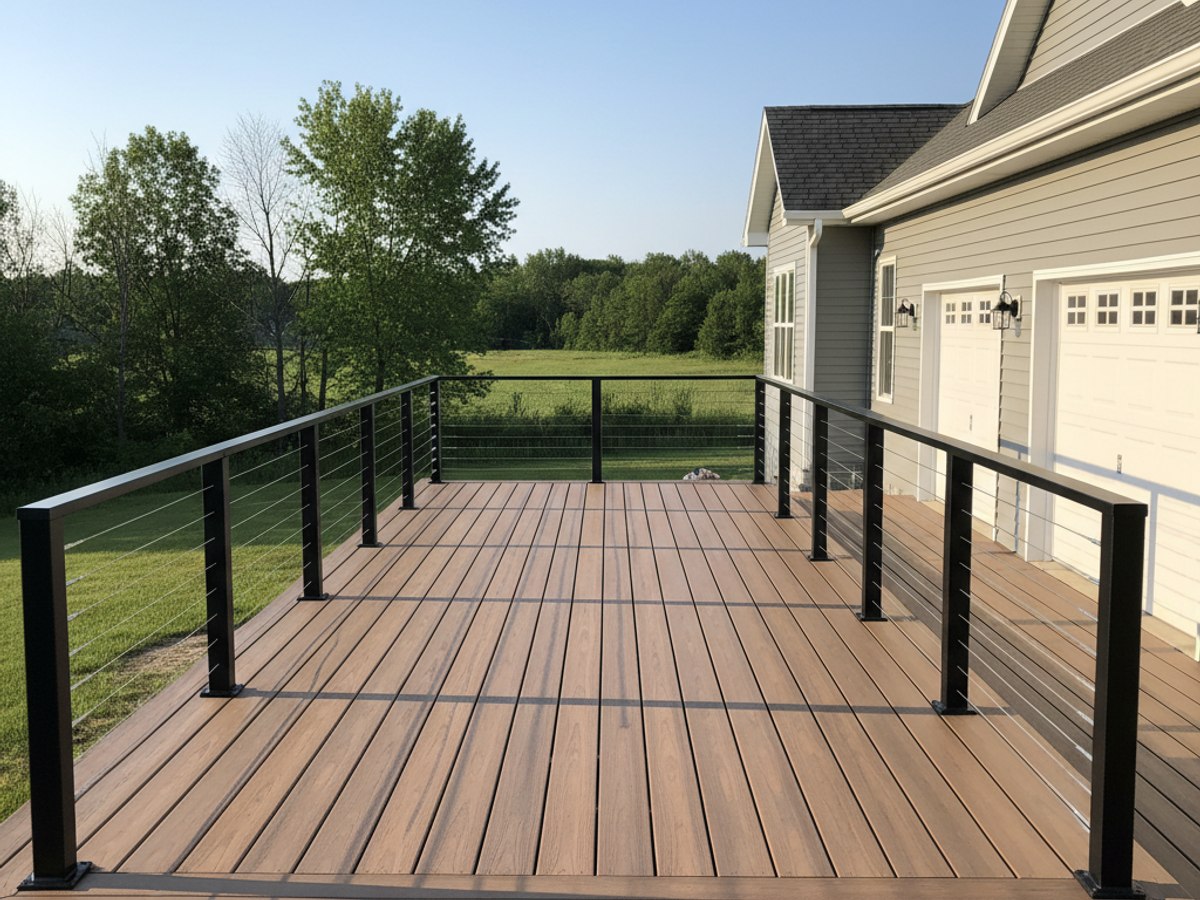 Deck Board Replacement completed by Sunrise Deck Co in New Berlin, WI