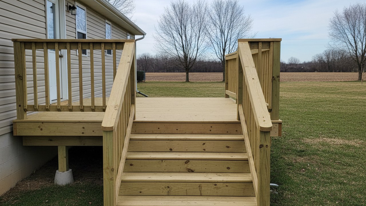 Deck Repair completed by Sunrise Deck Co in Menomonee Falls, WI