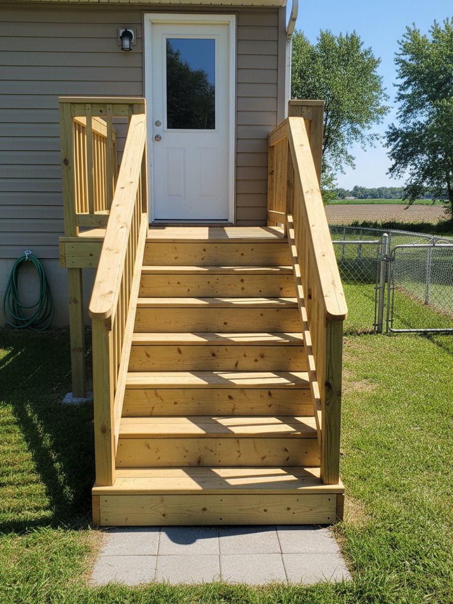Deck Staining & Sealing completed by Sunrise Deck Co in Germantown, WI